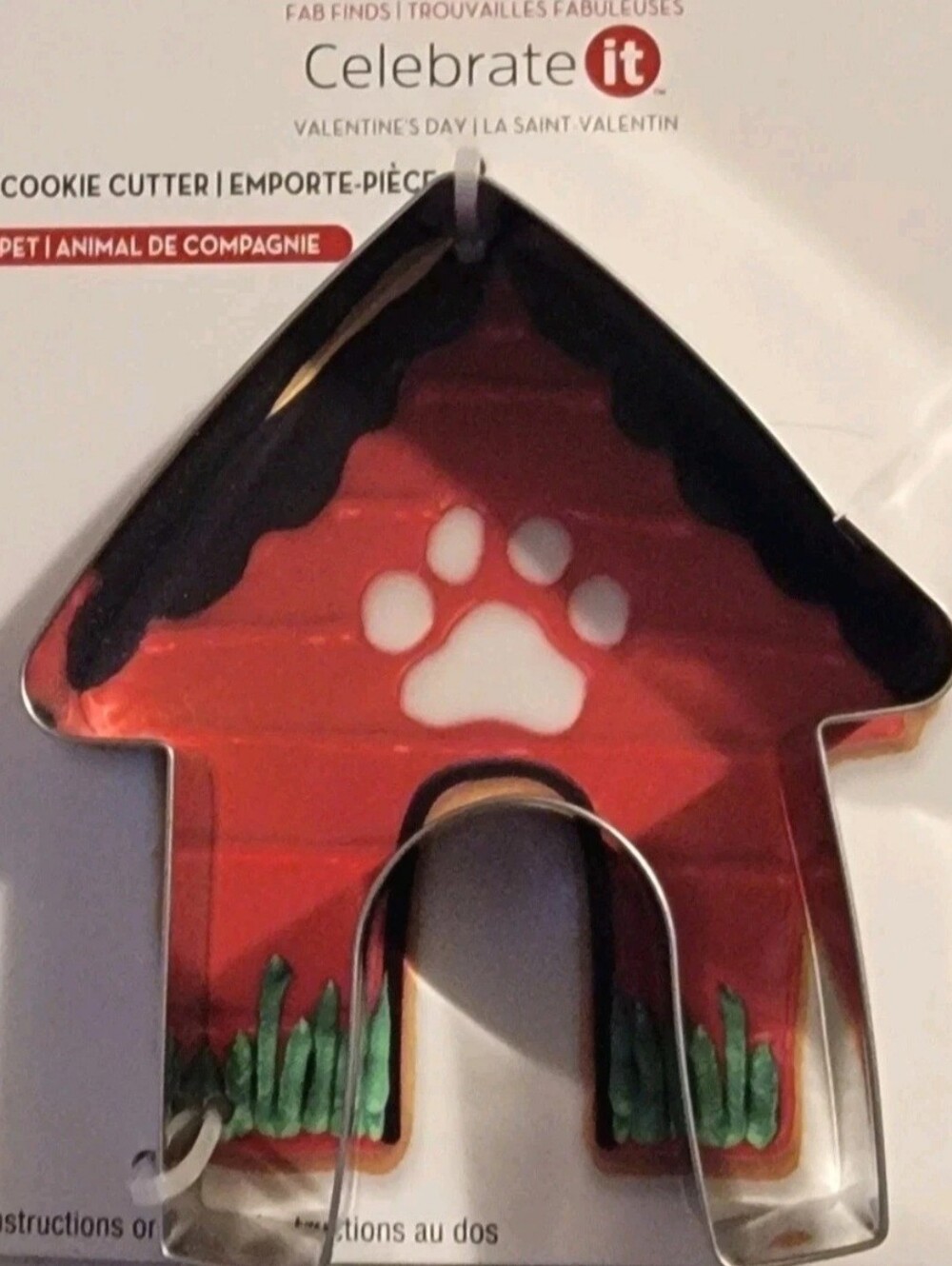 Cookie Cutter PET DOG HOUSE Celebrate-It  3.5" x 3.5" x 1" Metal